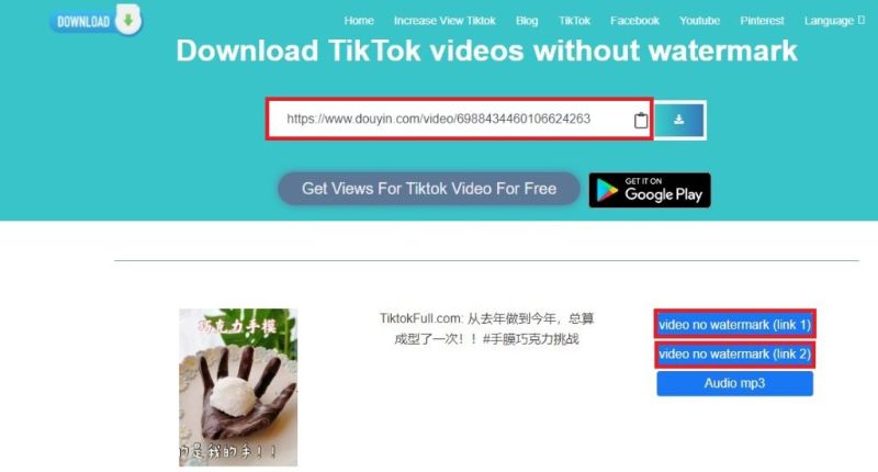 download video TikTok tanpa watermark